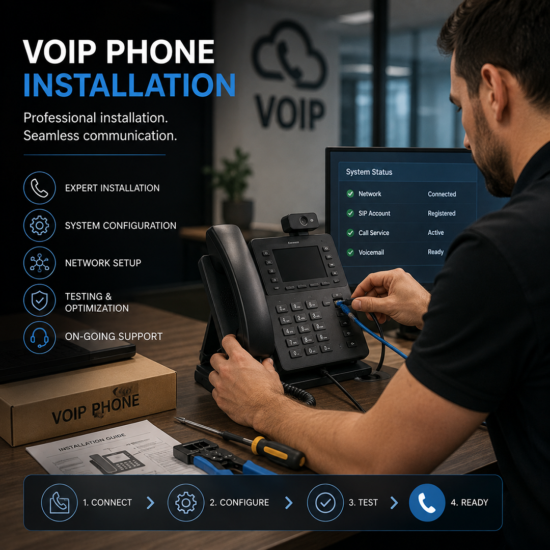 Setup and Installation SIP Phone (1 to 3 phones | 1 user)